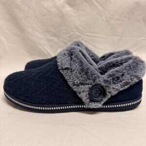 Skechers Cozy Campfire Home Essential Slippers - Navy Blue - Size 6.5